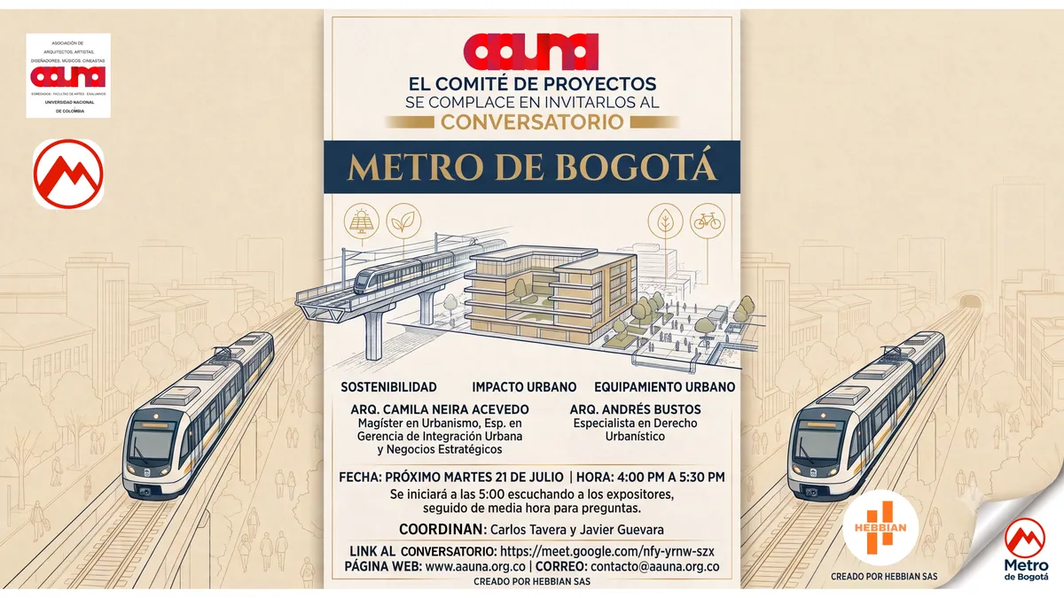 Conversatorio Metro de Bogotá - AAUNA